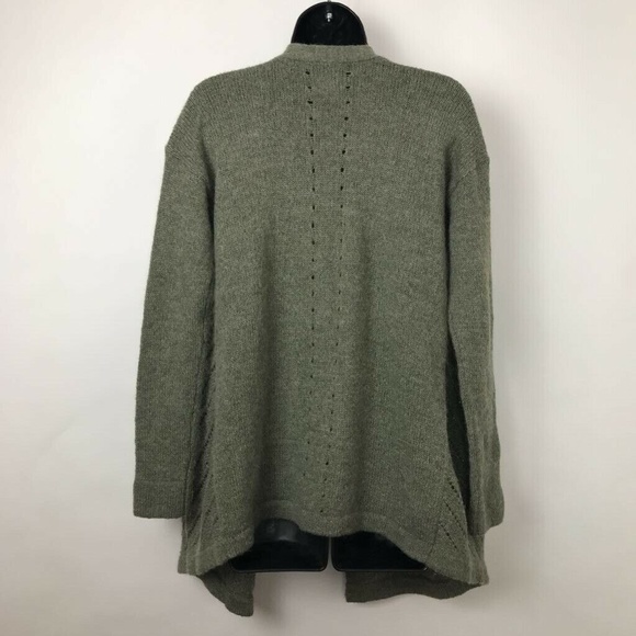 Lou & Grey Open Knit Draped Cardigan Sweater Sz XS - Picture 4 of 7